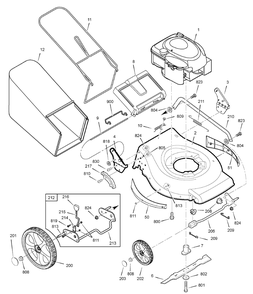 Part Location Diagram of 880900YP Murray Manual Kit